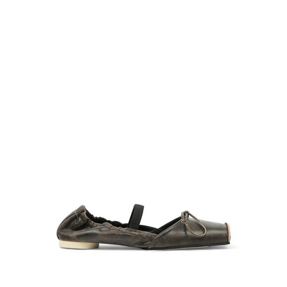 Mm6 Maison Margiela Brown Ballet Flats Women